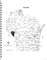 Wisconsin State Map, Buffalo County 1983